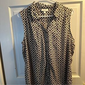 Dress Barn Collared Tank Top